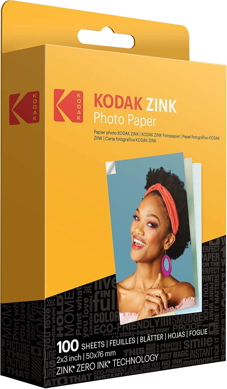KODAK 2x3 Premium Photo Paper for PRINTOMATIC and Smile Cameras