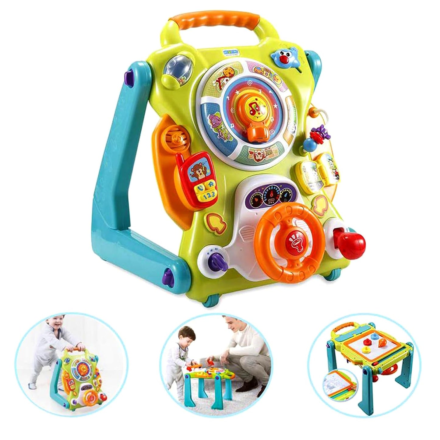 NuoPeng 3-in-1 Sit-to-Stand Baby Walker for Infant Growth