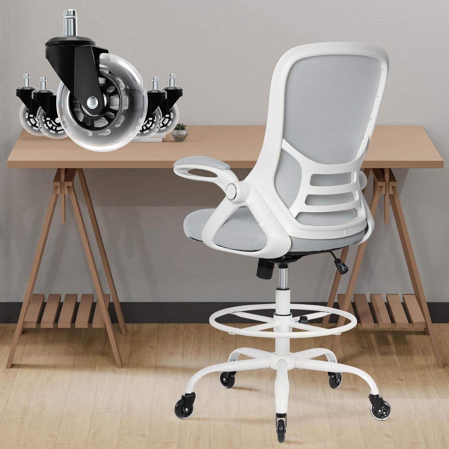 Adjustable Ergonomic Drafting Chair by HYLONE
