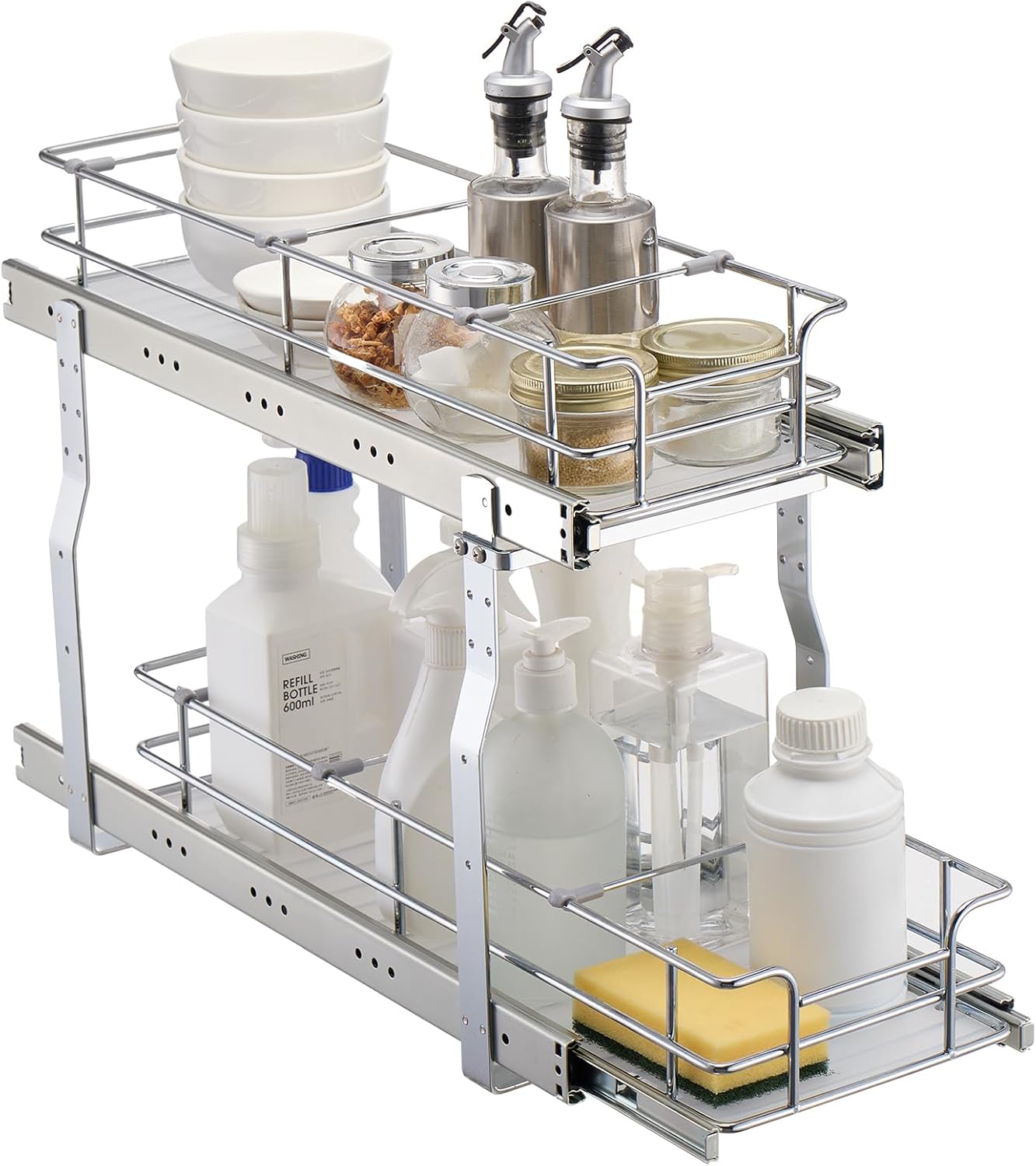 VEVOR Pull Out Cabinet Organizer for Efficient Storage Solutions