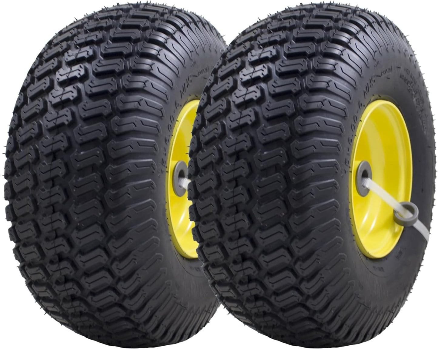 Replacement Riding Lawn Mower Tire and Wheel Assembly 15x6.00-6