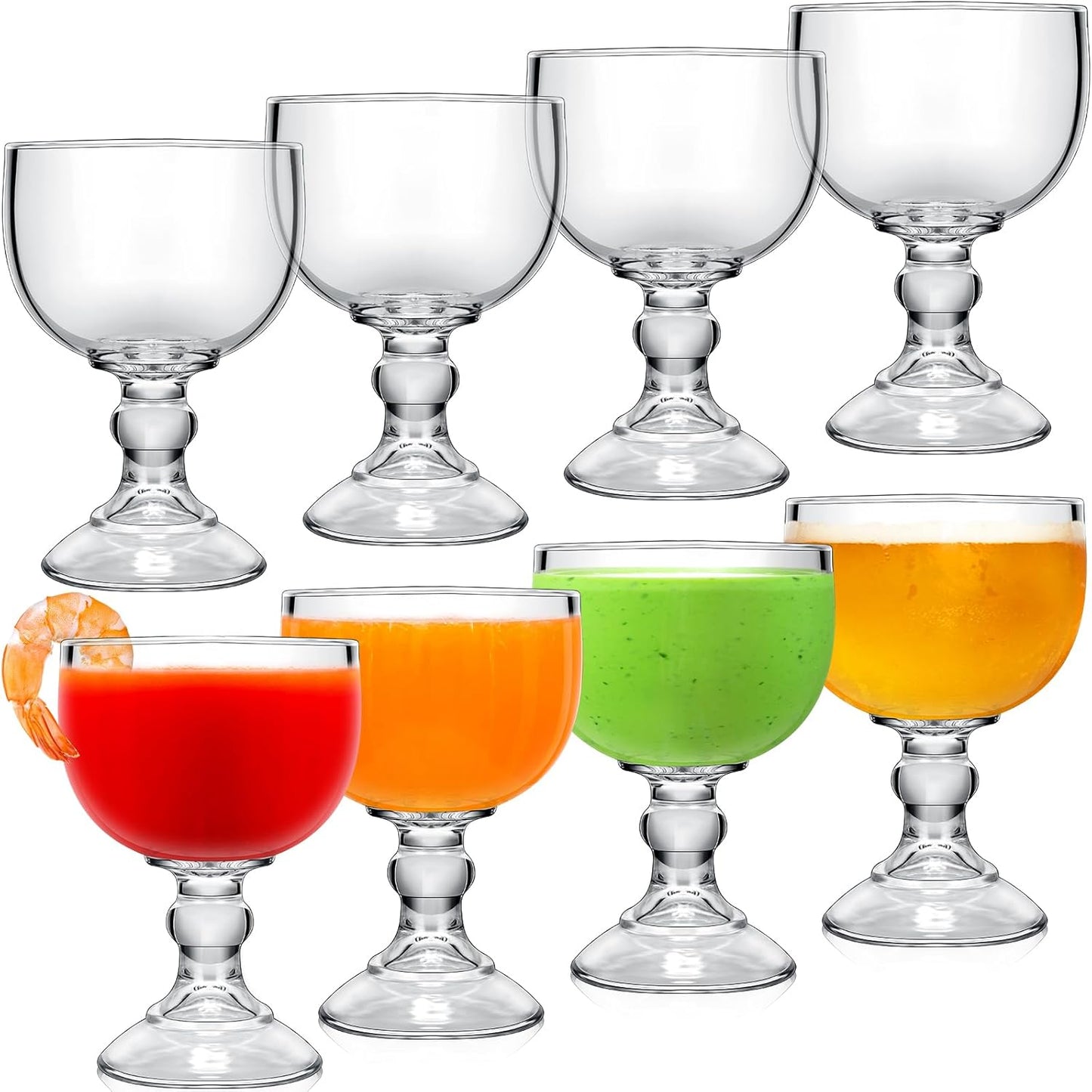 Extra Large Margarita Schooner Glasses for Cocktails and More
