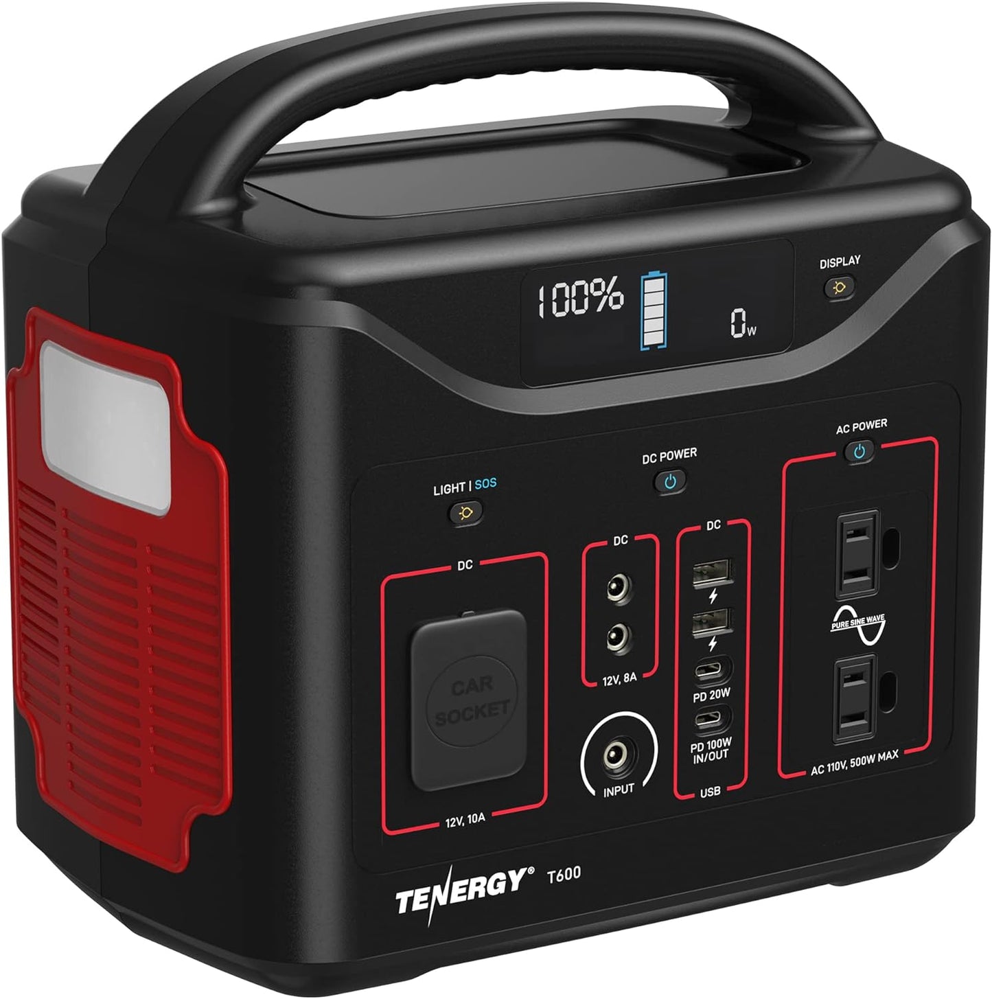 Tenergy T600: 600Wh Power Hub for Outdoor Adventures