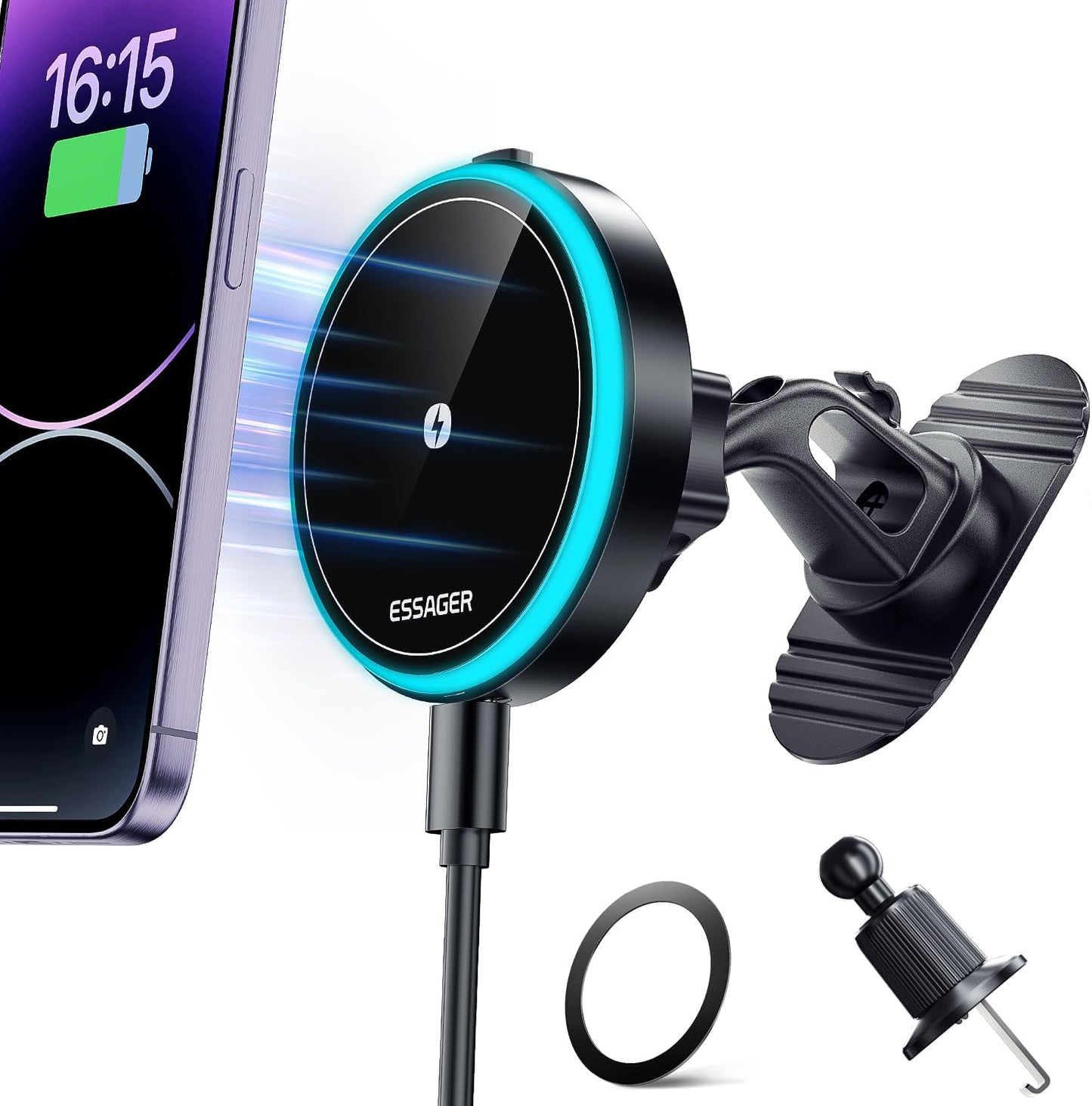 15W Fast MagSafe Car Charger for iPhone - ESSAGER