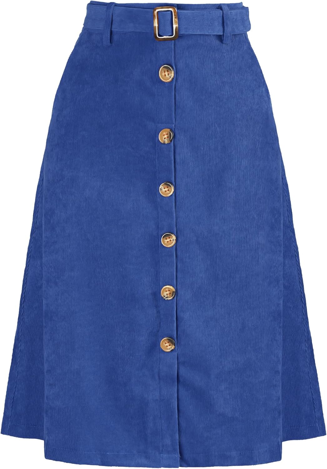 Allegra K Womens High Waist A-Line Corduroy Midi Skirt Review
