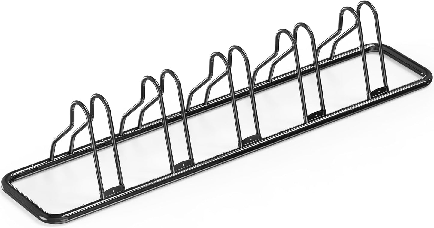Adjustable 5 Bike Bicycle Floor Parking Storage Stand for Home