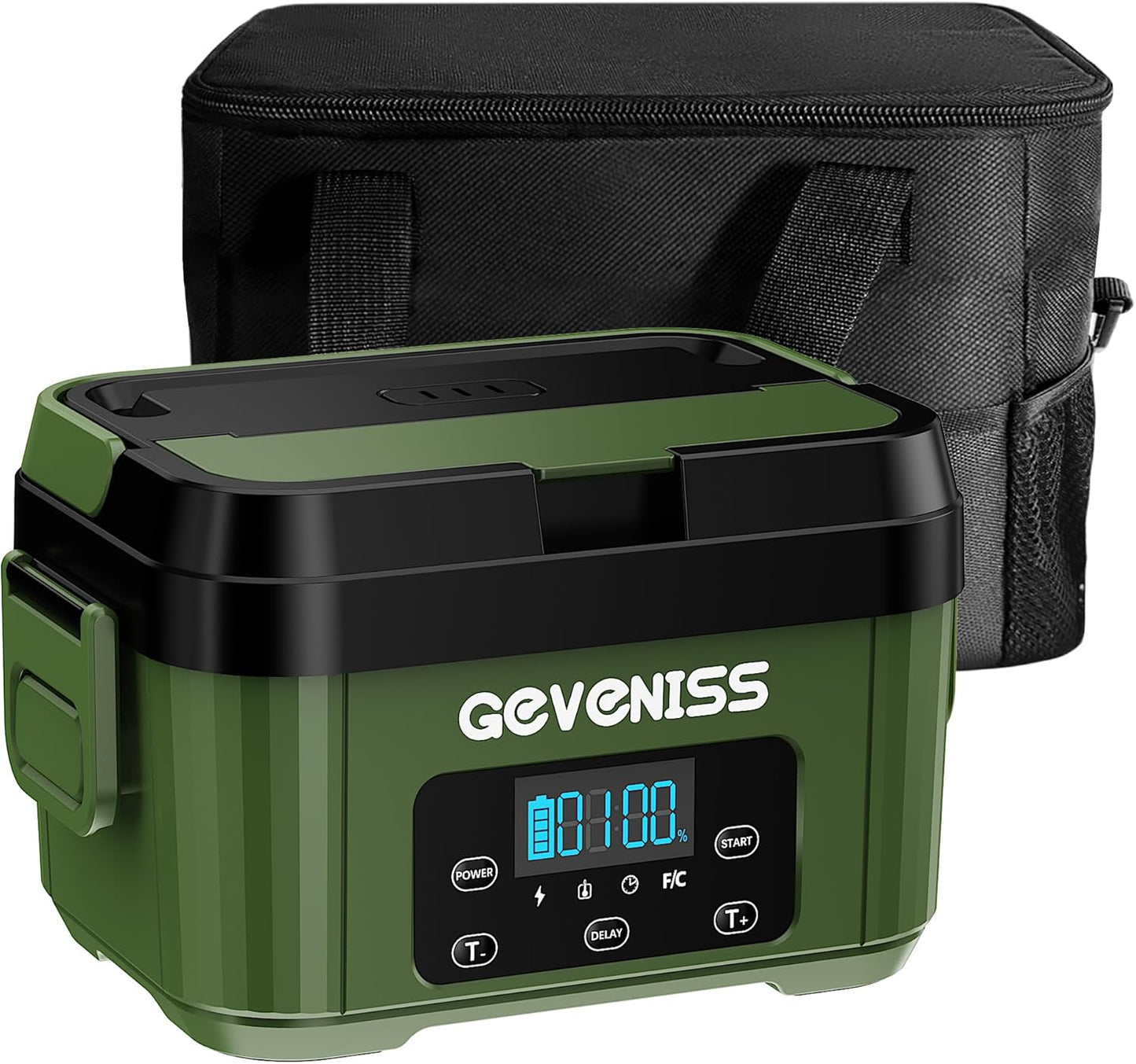 Cordless Electric Lunch Box for Adults - Battery-Powered Food Warmer