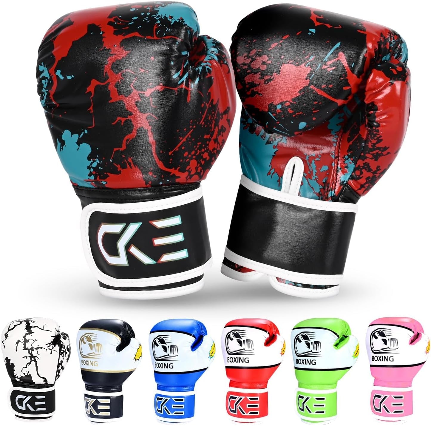 CKE Junior Boxing Gloves - Youth Training for Kids 5-12