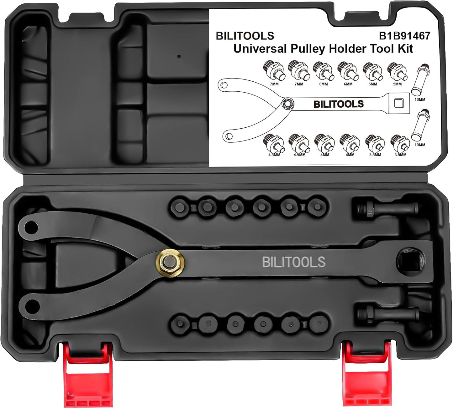 Universal Pulley Holder Tool Kit for Easy Installation and Repair