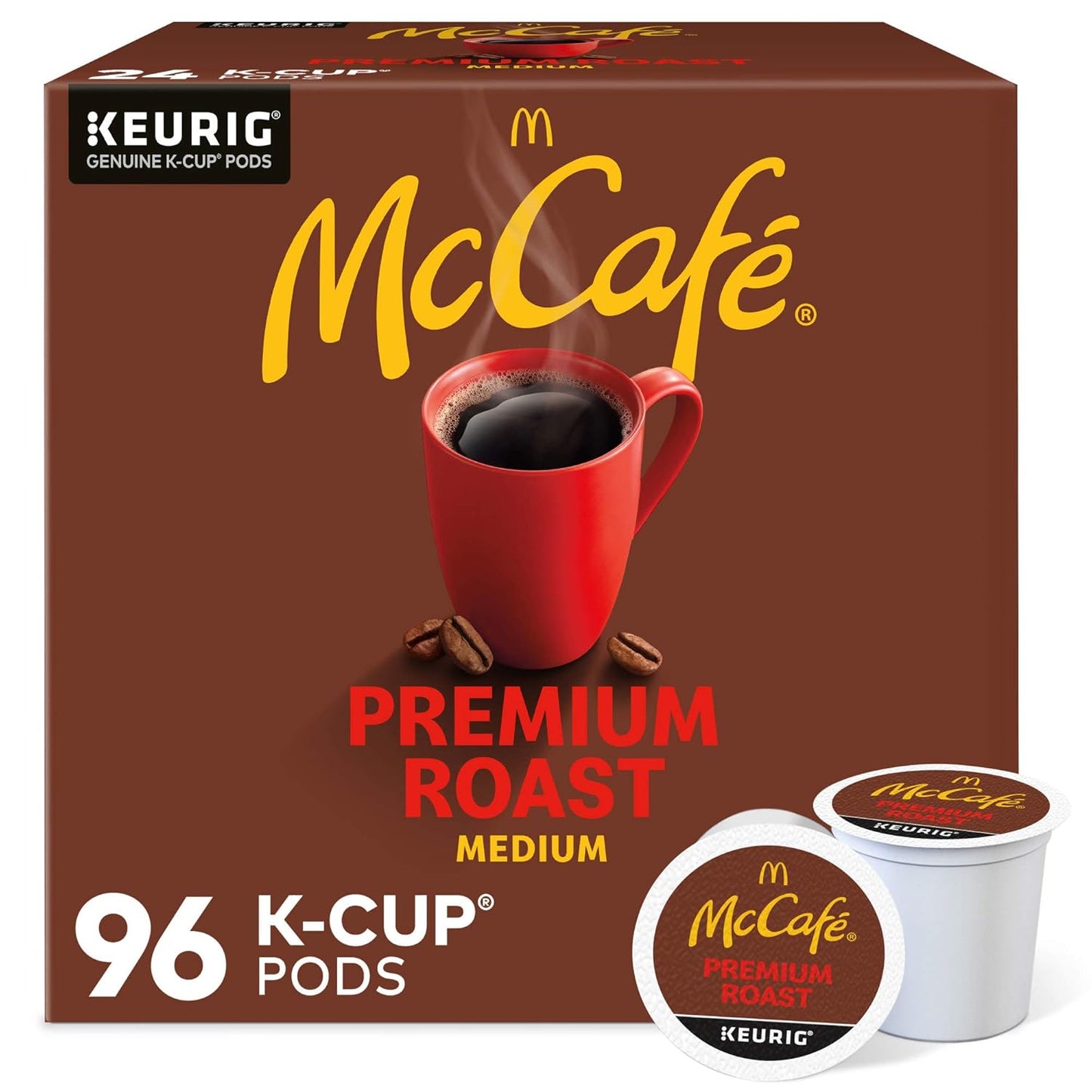 McCafe Premium Roast Coffee K-Cup Pods for Keurig Machines