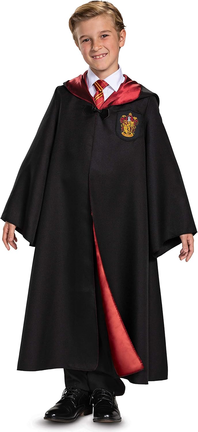 Harry Potter Gryffindor Robe for Kids - Deluxe Wizard Costume