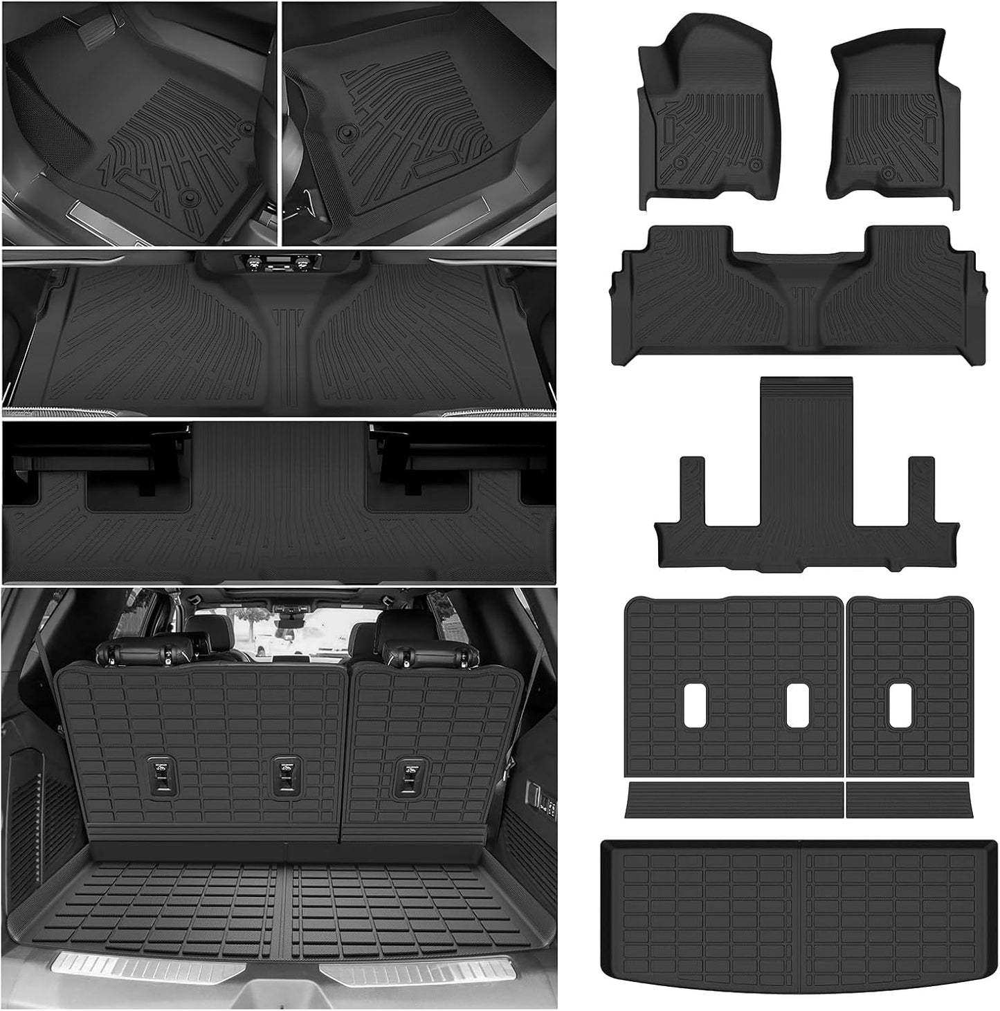 Custom Cartist Floor Mats for Chevy Tahoe and GMC Yukon 2021-2026