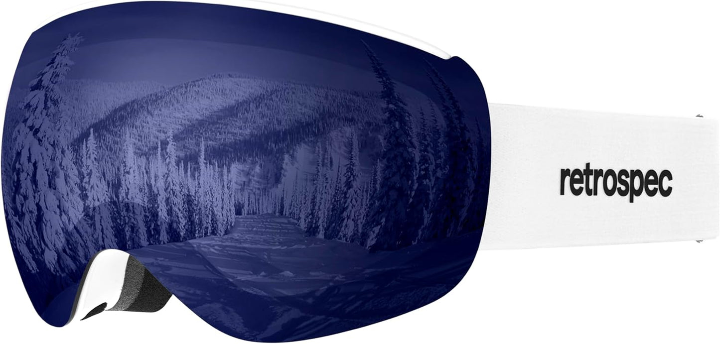 Retrospec Dipper Plus Kids Ski Goggles: Magnetic Interchangeable Lens