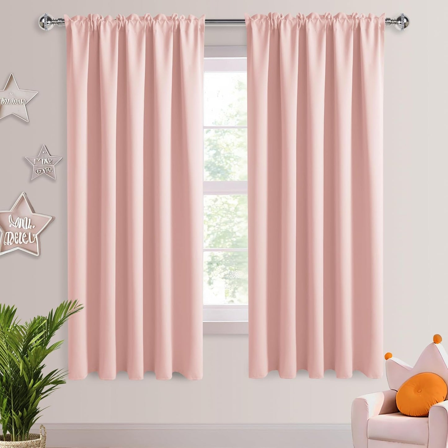 DWCN Blackout Curtains for Living Room Thermal Insulated Panels