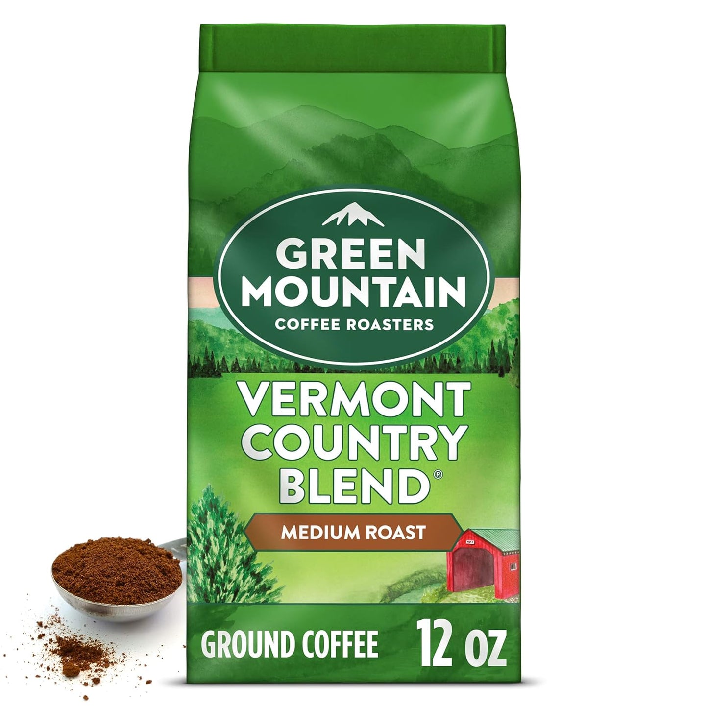 Green Mountain Signature Vermont Country Blend Ground Coffee 12oz - Rich & Smooth Flavor