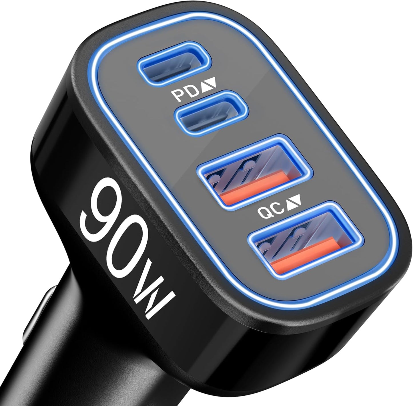 Super Fast 90W USB C Car Charger for iPhone & Samsung