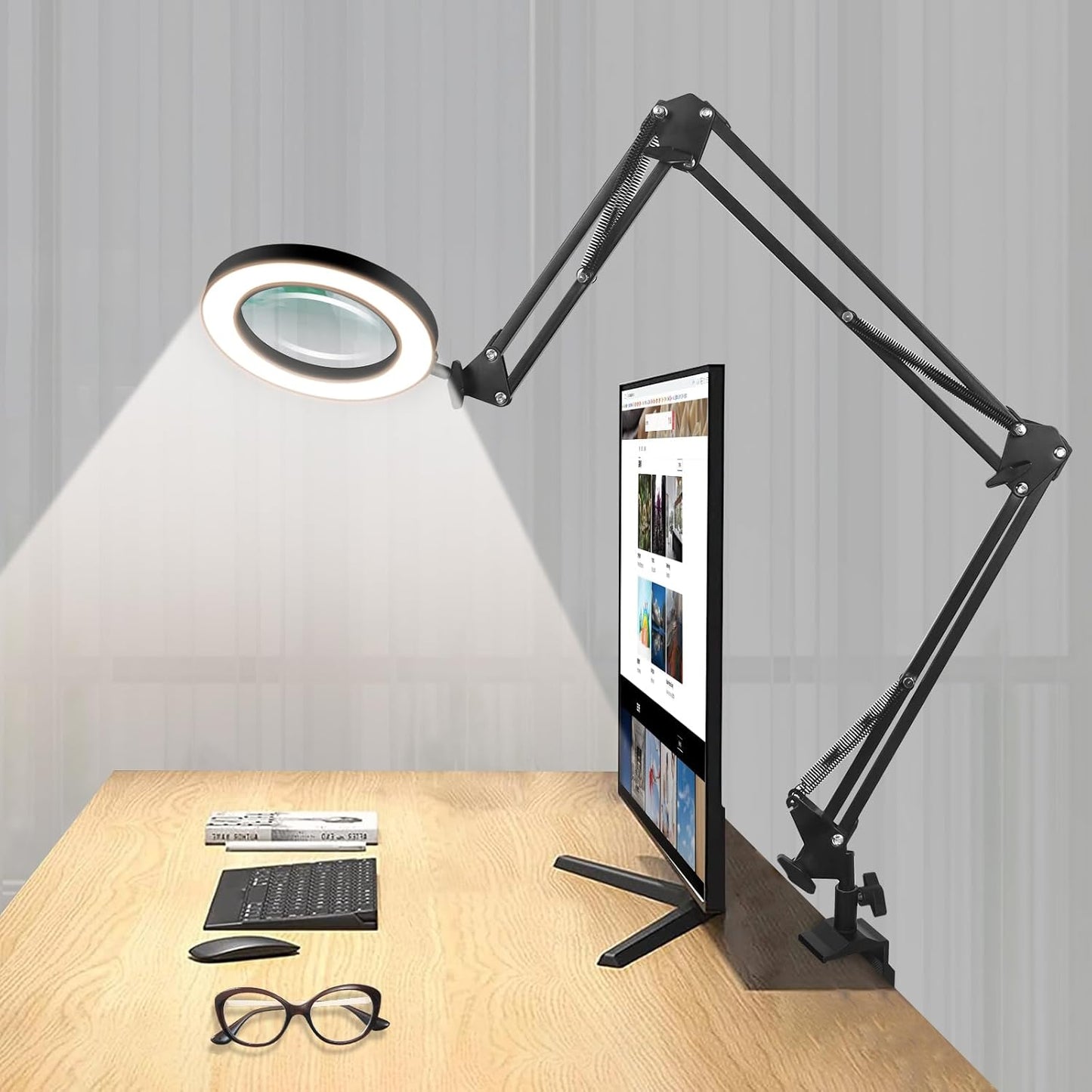 10X Magnifying Desk Lamp for Precision Work