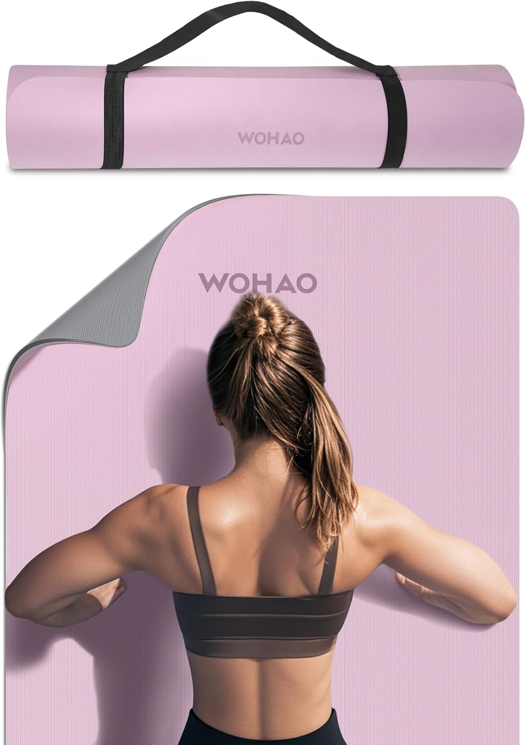 Extra Thick 8mm Yoga Mat for Ultimate Comfort and Support