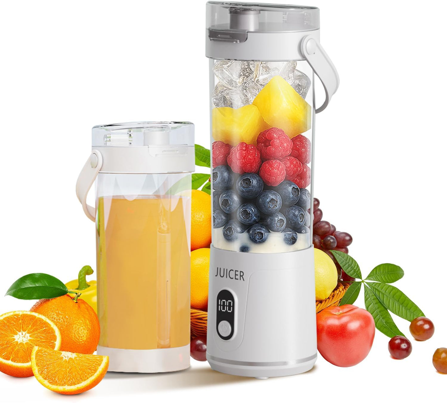 Portable Personal Electric USB Juicer for Smoothies and Shakes