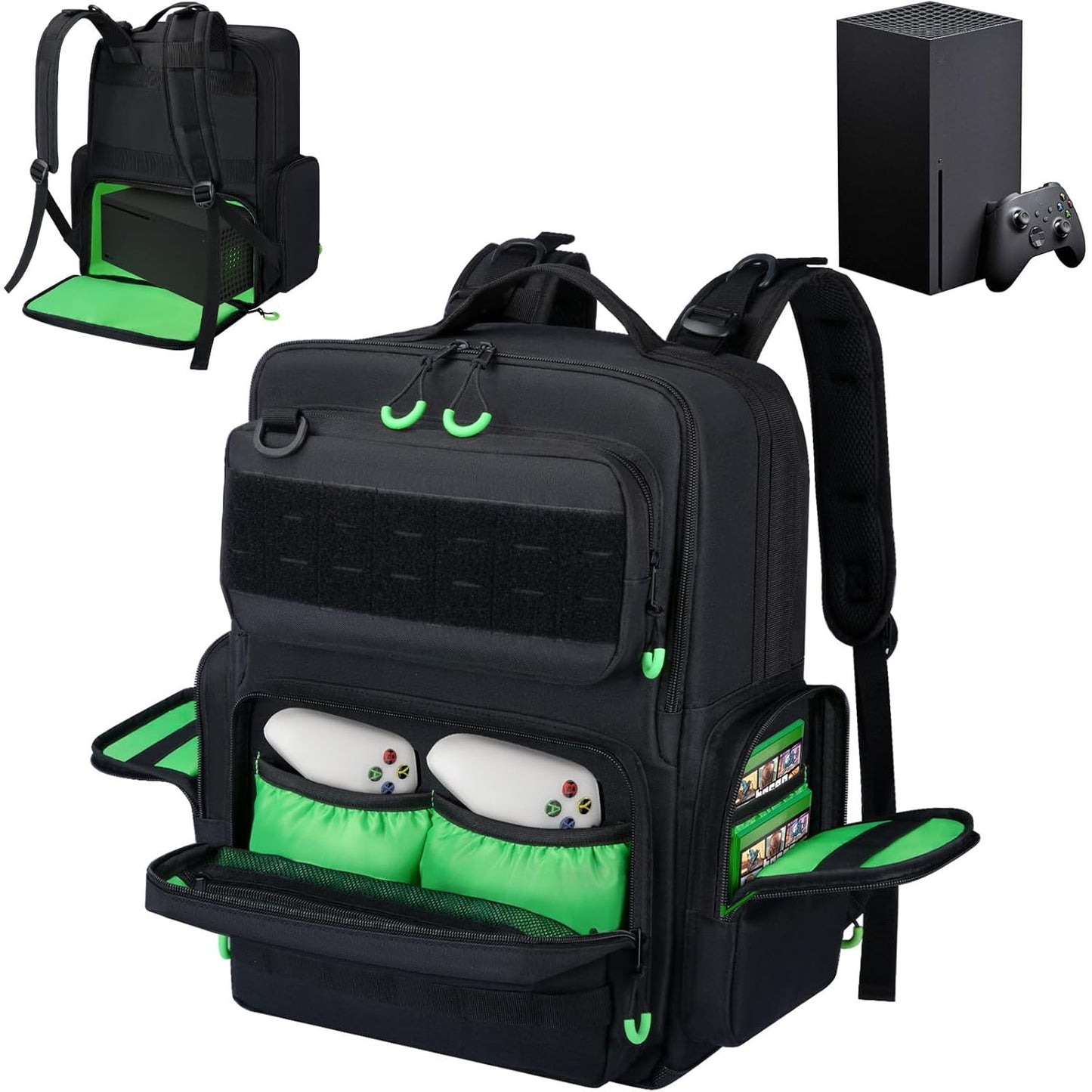 Wigojoy Travel Carrying Case for Xbox Series X/S - Tactical Backpack