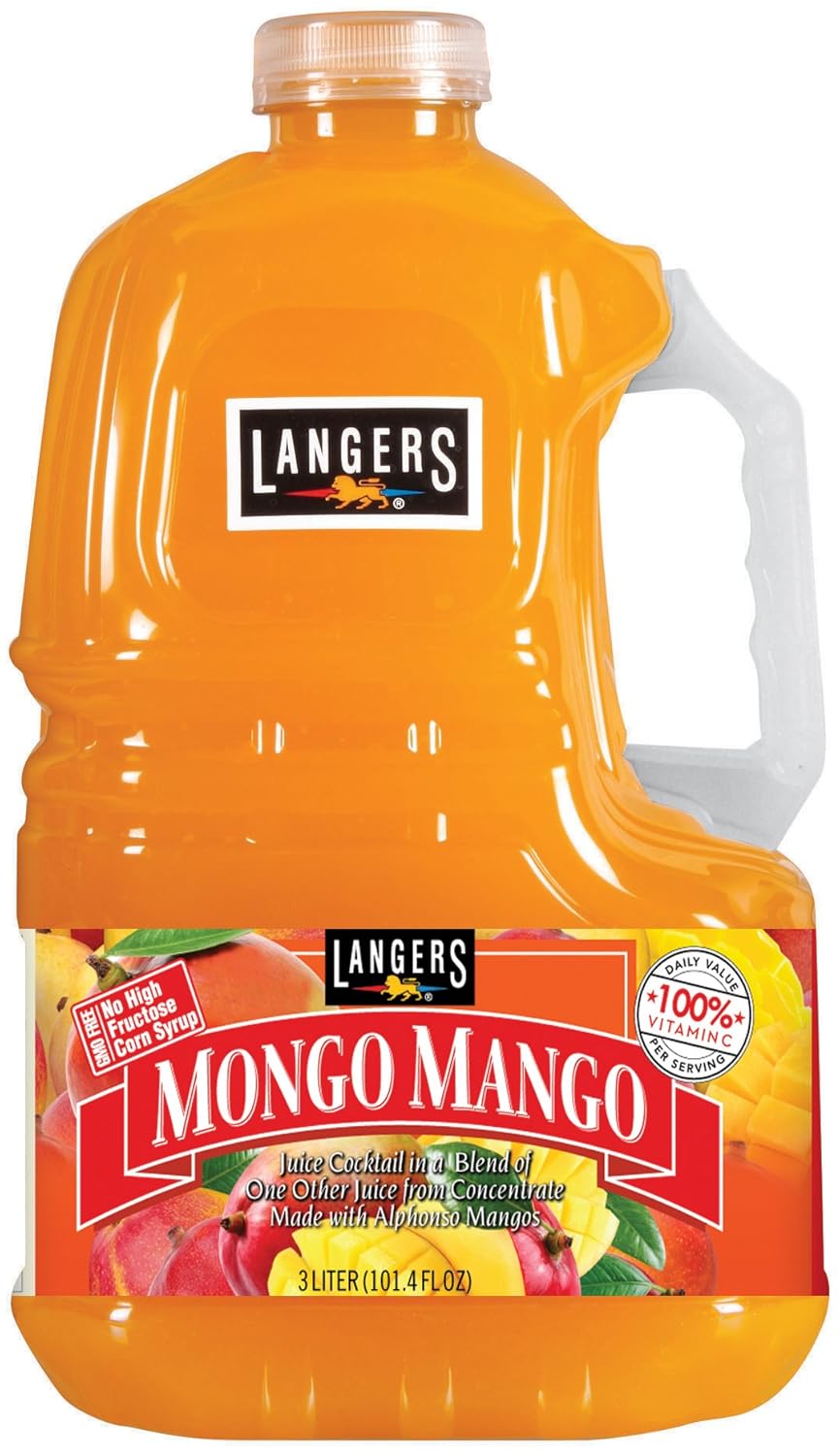 Langers Mongo Mango Juice Cocktail - Refreshing and Natural Taste