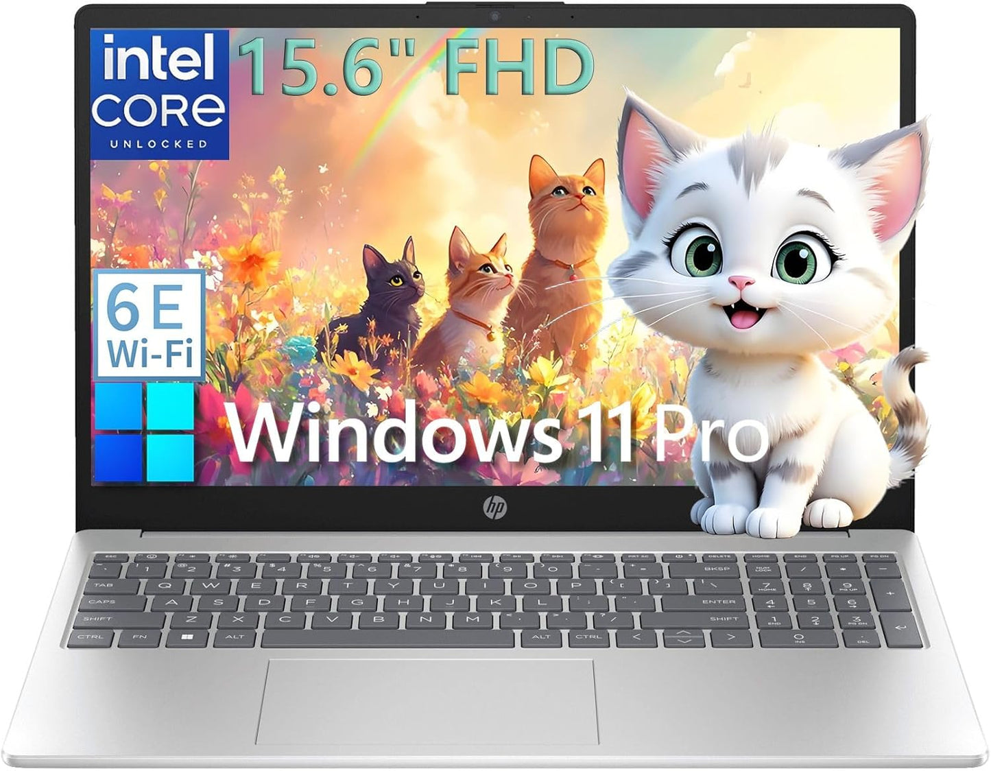 HP 15.6 FHD Laptop for College Students with 16GB RAM
