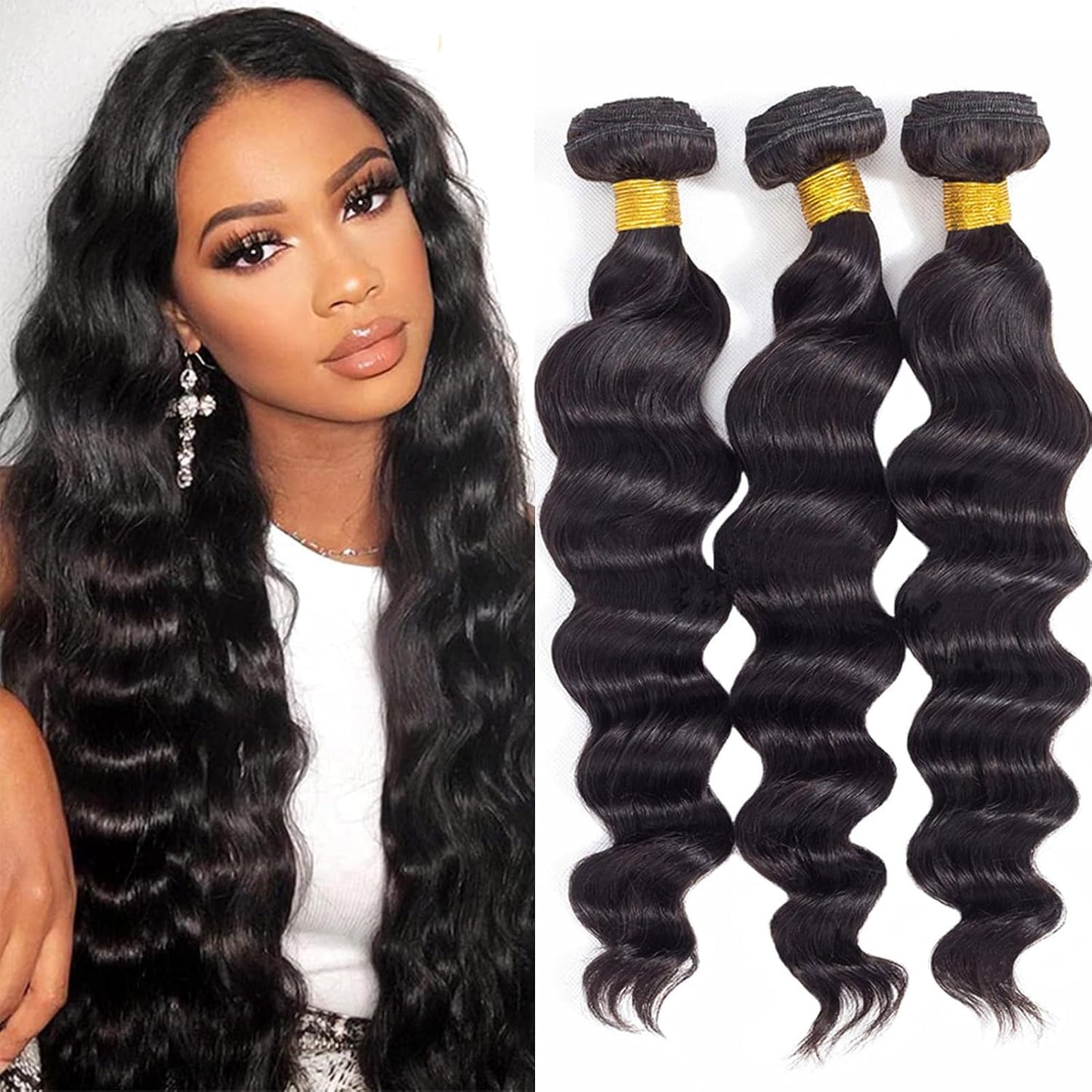 12A Loose Wave Bundles Human Hair for Stunning Styles