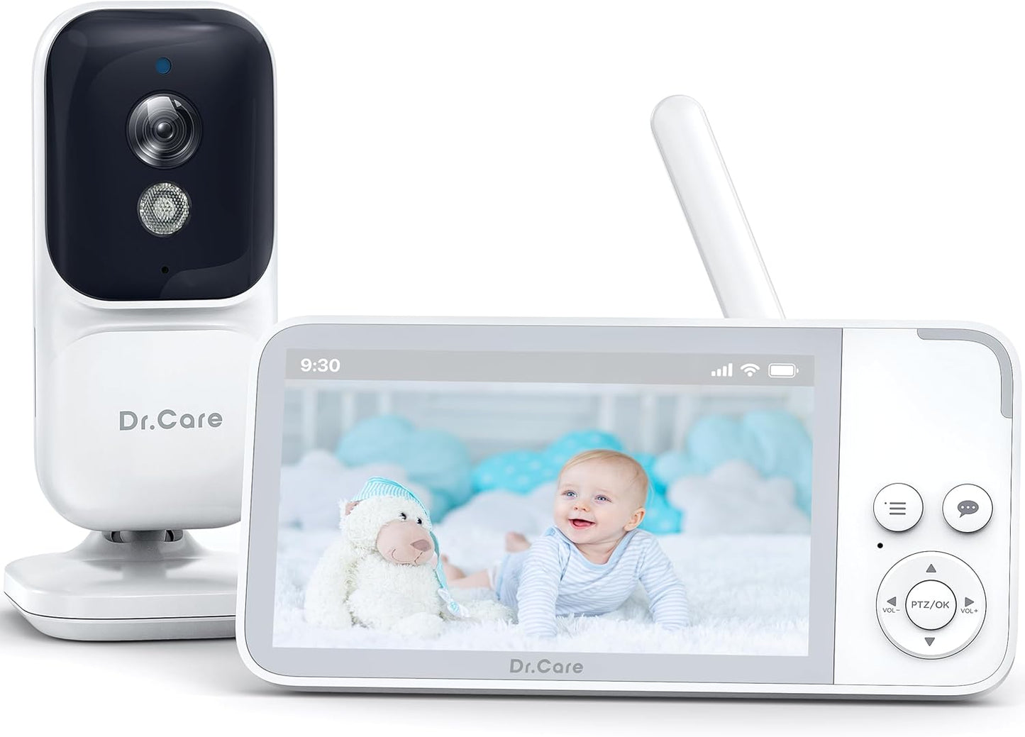 NeoView Baby Monitor: 2-Way Audio, Night Vision, Lullabies