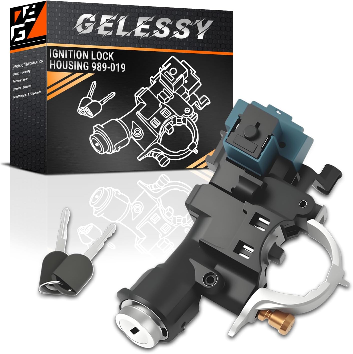 Ignition Lock Housing with Keys for Ford Escape and Focus