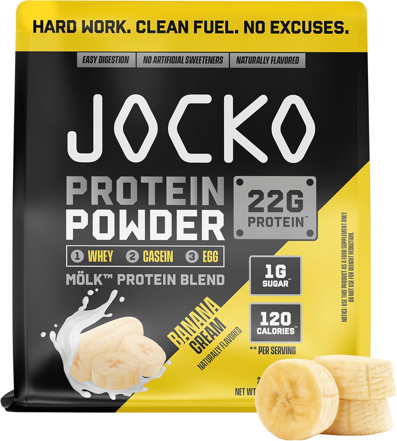 Jocko Fuel Molk Whey Protein Powder for Muscle Recovery & Growth