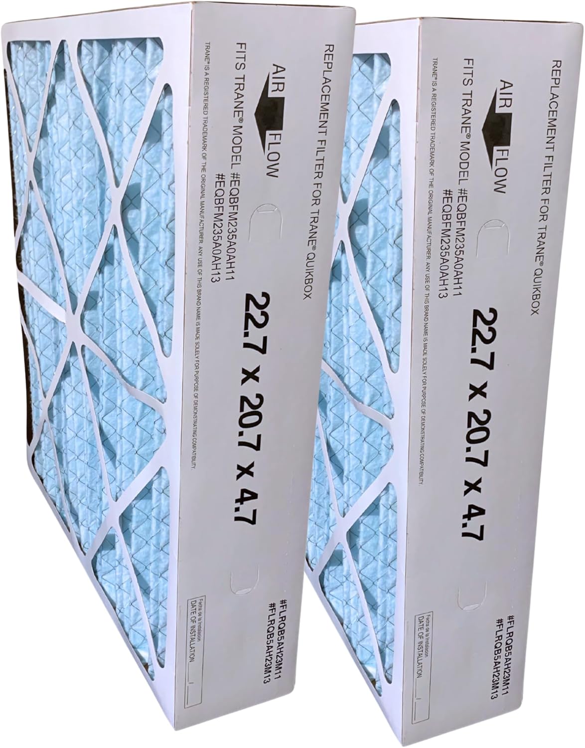 Atomic Compatible Trane FLRQB5AH23M11 MERV 11 Filter 2 Pack