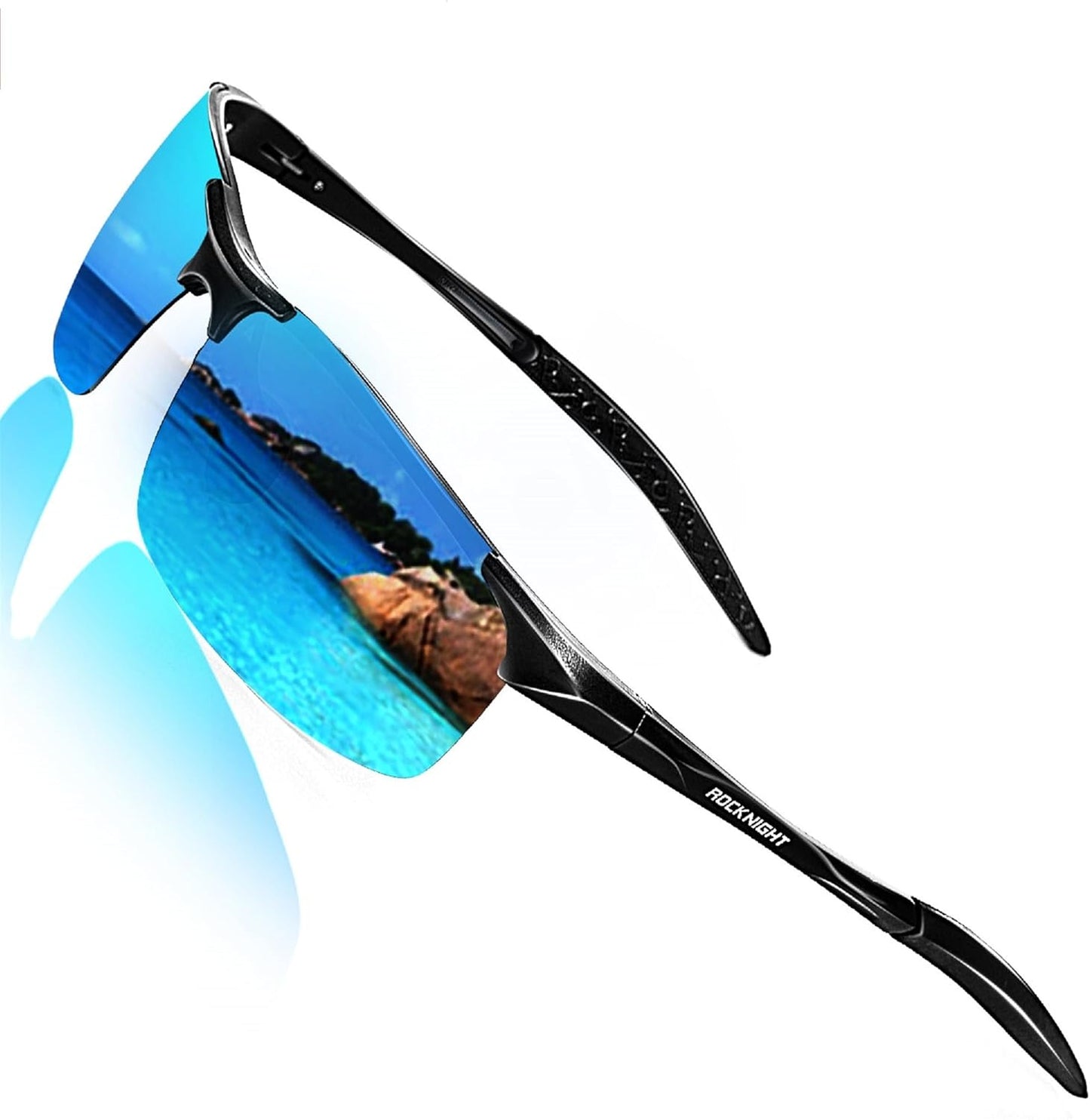 ROCKNIGHT HD Polarized UV400 Protection Sunglasses for Outdoors