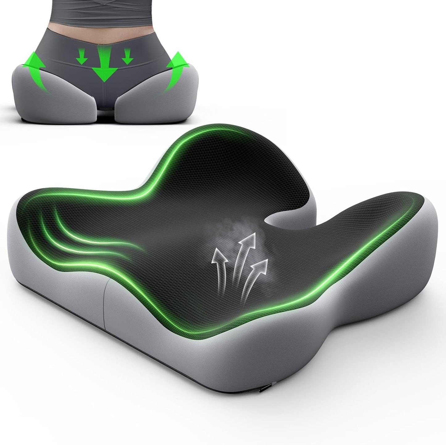 Benazcap Sciatica Relief Cushion - 2024 Upgrade