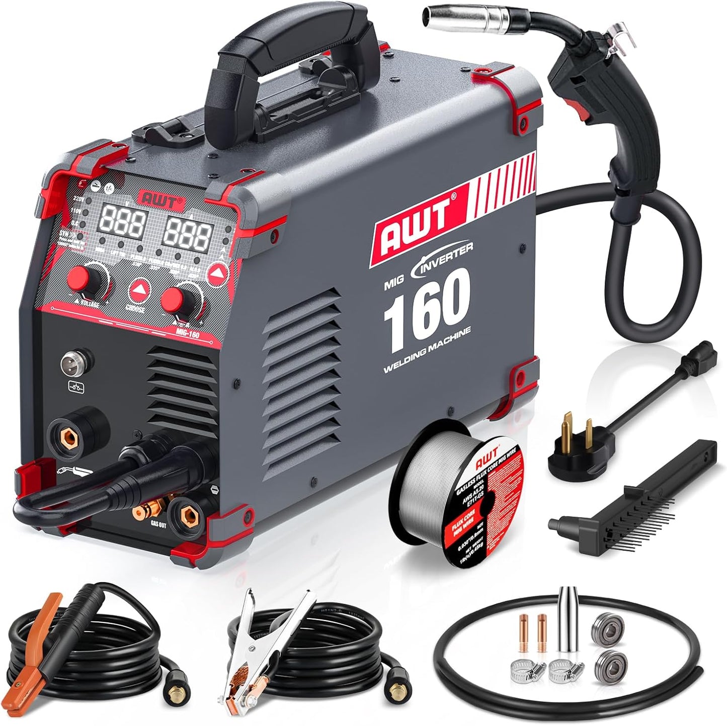 AWT Simplified Aluminum 160A MIG Welder for Multi-Process Use