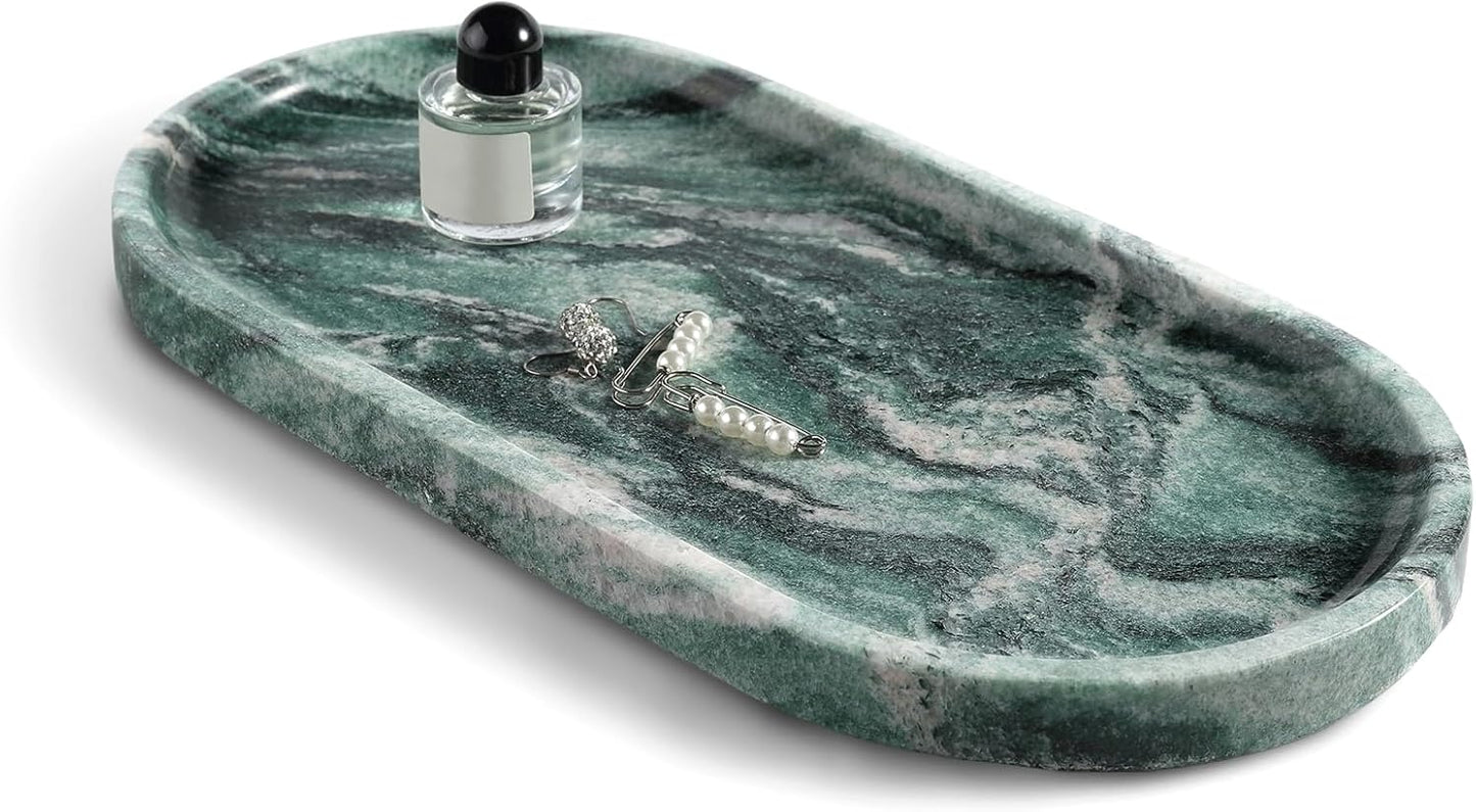 Koville Norway Natural Marble Tray for Elegant Home Decor