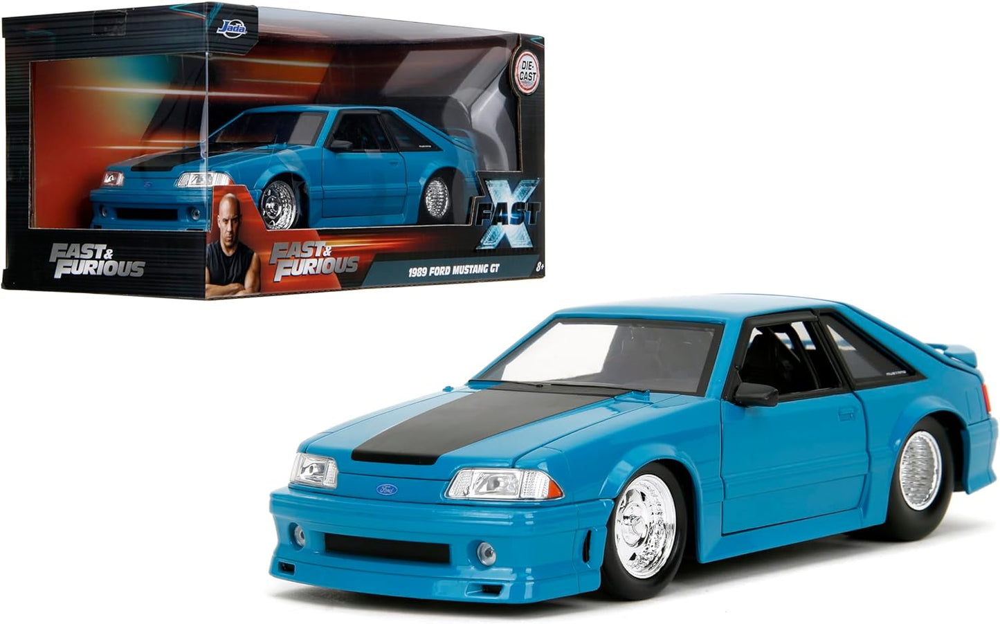 1989 Ford Mustang GT Die-Cast Car - Fast & Furious Fun!