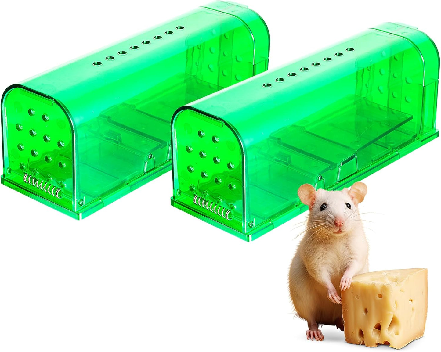 Easy Release No Kill Mouse Trap Duo