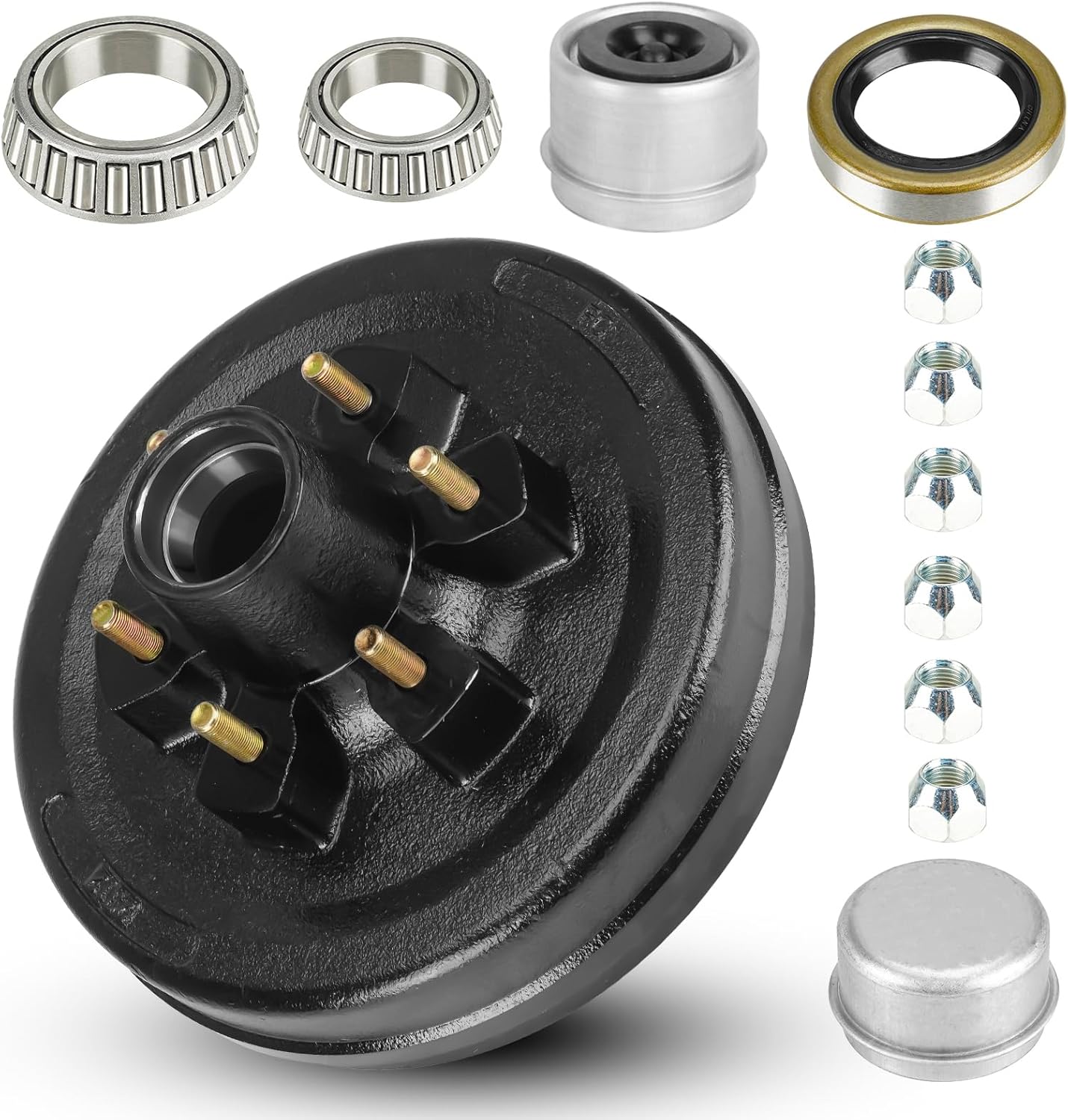 Trailer Brake Drum Kit for 5200 lb and 6000 lb Axles