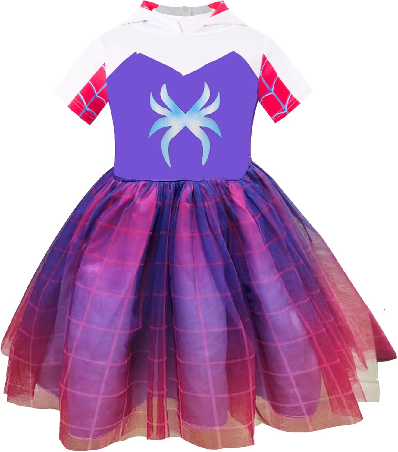 Enchanting Princess Costume for Girls with Hooded Tutu Design