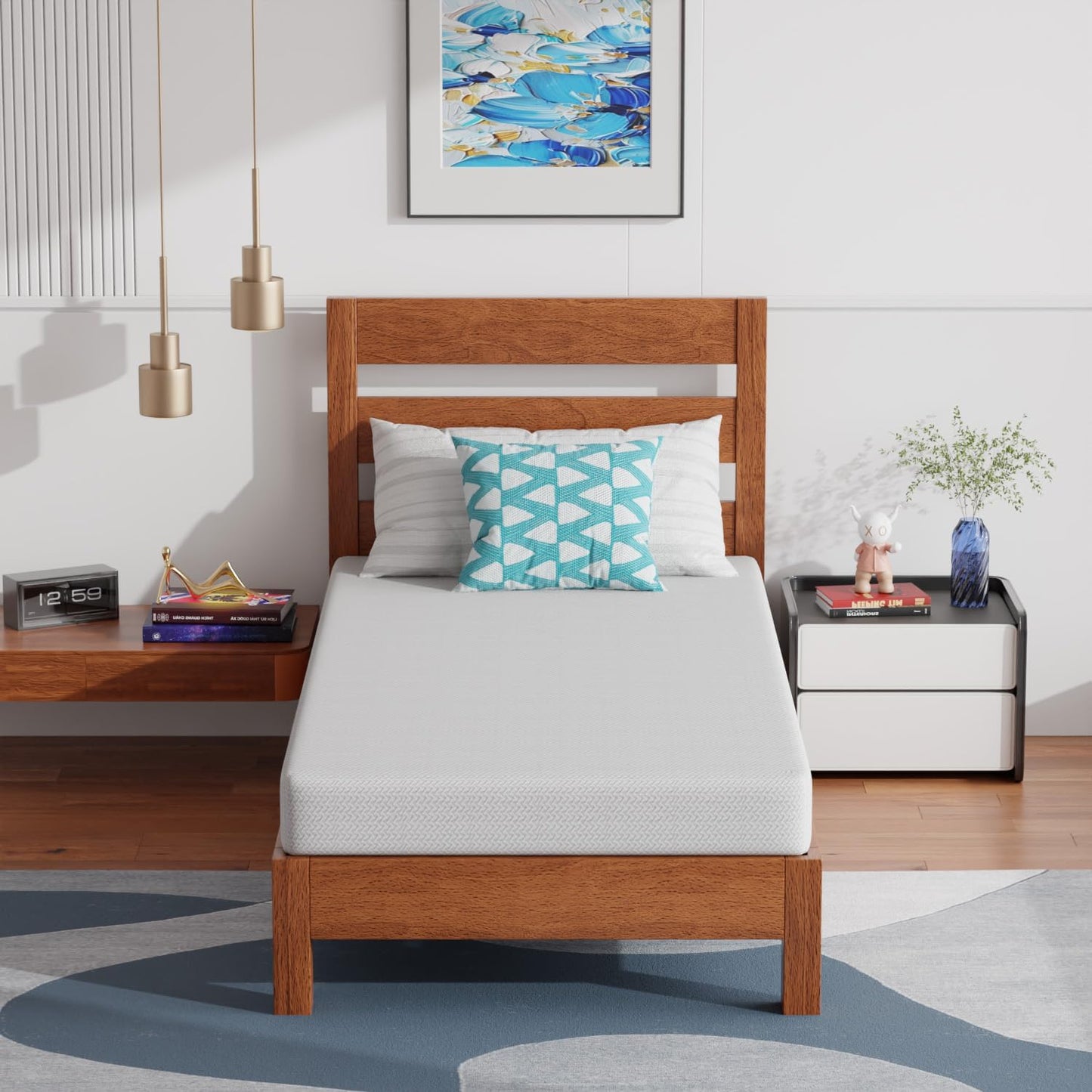 PayLessHere 6 Inch Twin XL Green Tea Memory Foam Mattress Review