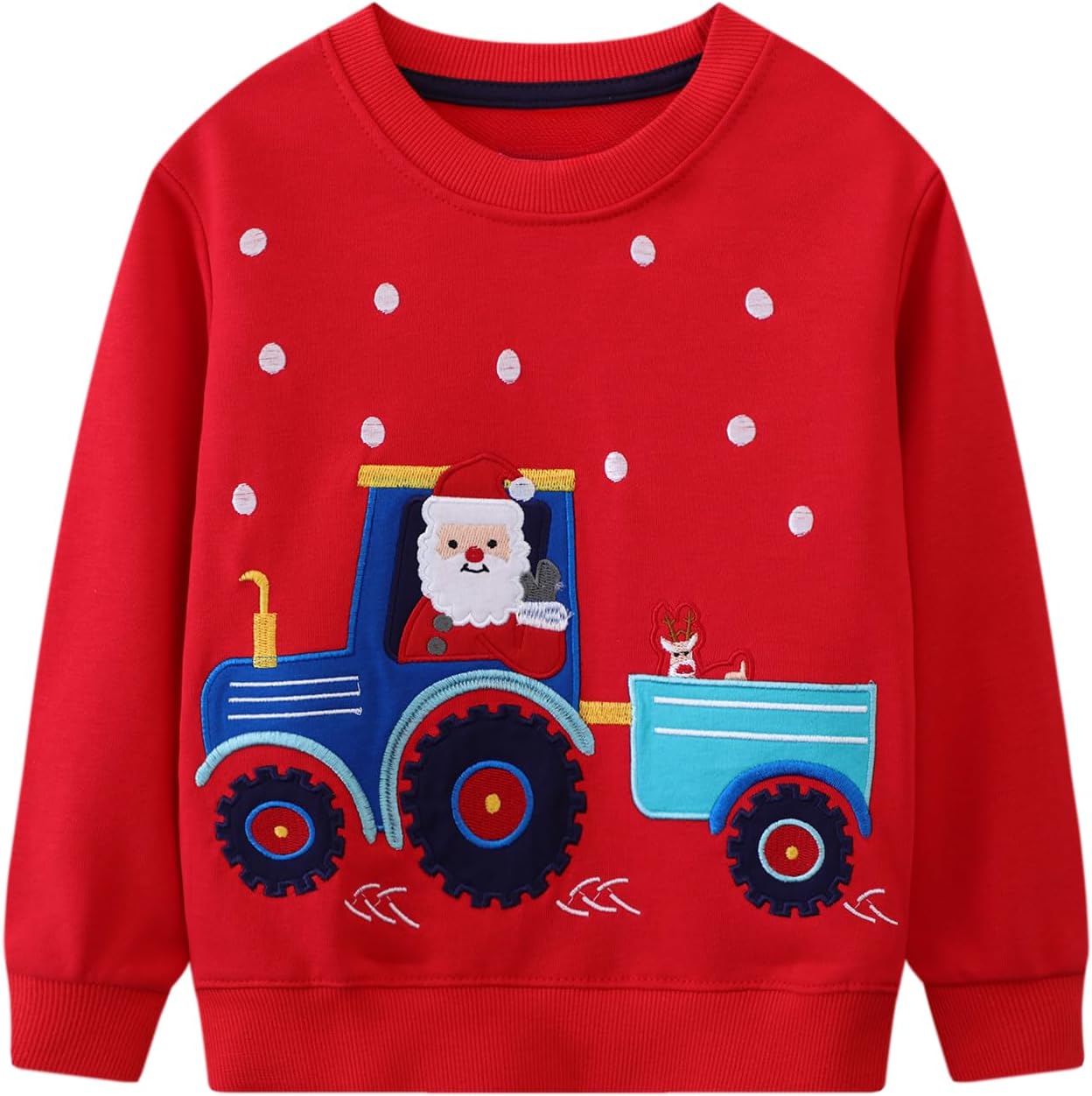 Christmas Santa Sweater for Toddlers 2T-6T by StarJieco