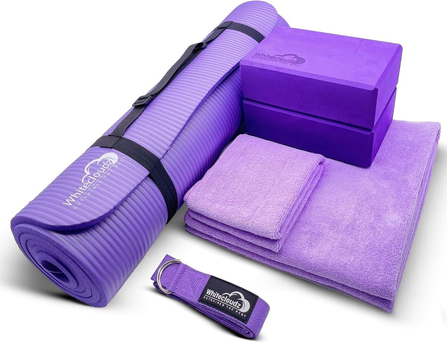 Enhance Yoga Practice with 7-Piece Set