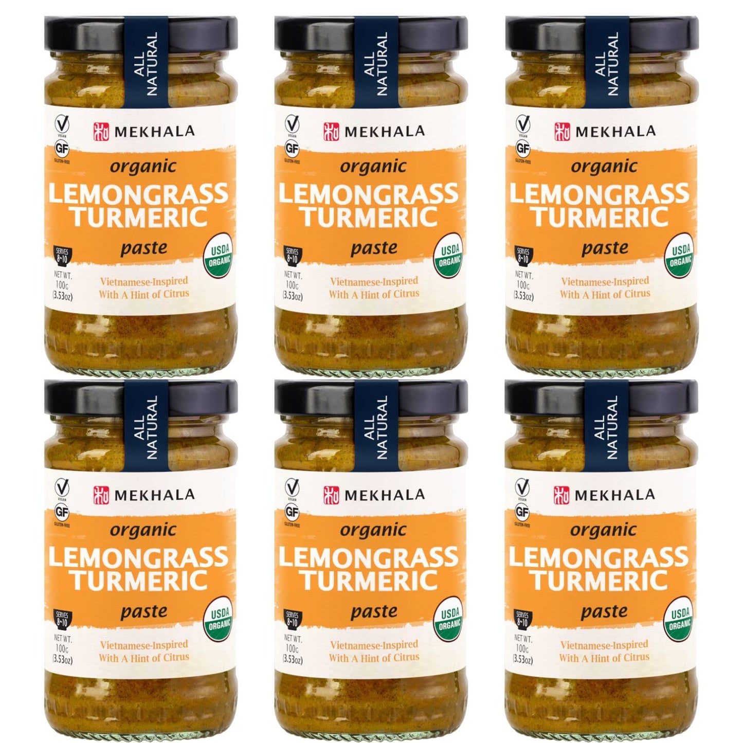Mekhala Organic Lemongrass Turmeric Cooking Paste for Easy Meals