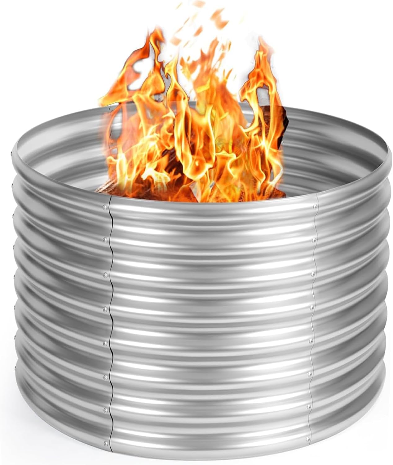 36 Inch Fire Pit Ring for Outdoor Gatherings and Camping Fun