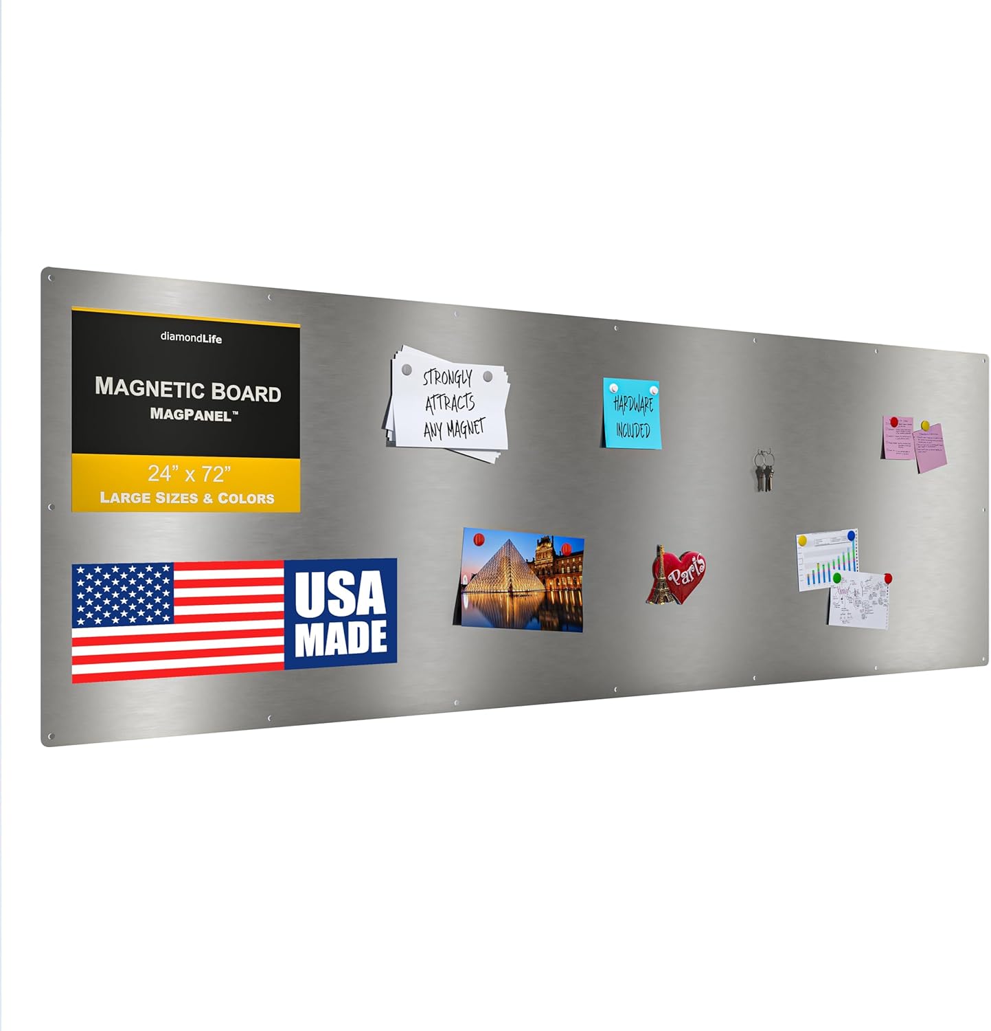 Diamond Life Magnetic Board - Versatile Memo & Vision Board