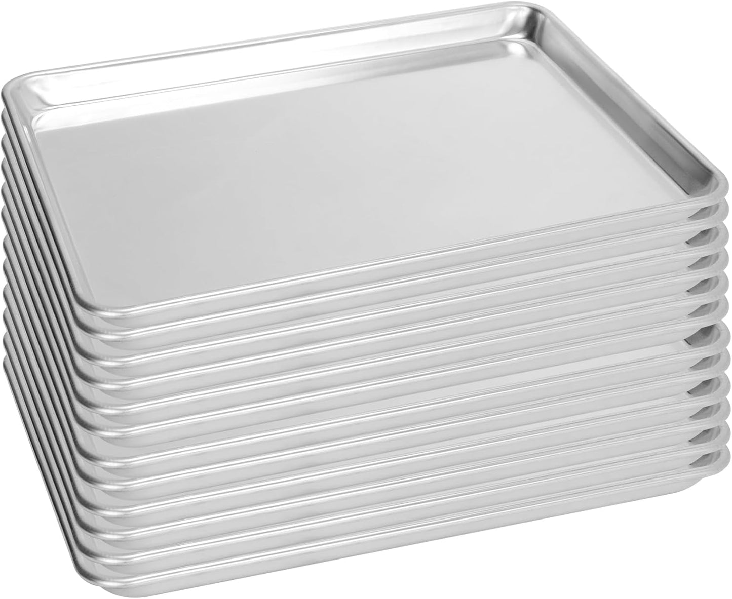 12 Pack Half Size Baking Sheet Pan for Versatile Cooking Needs