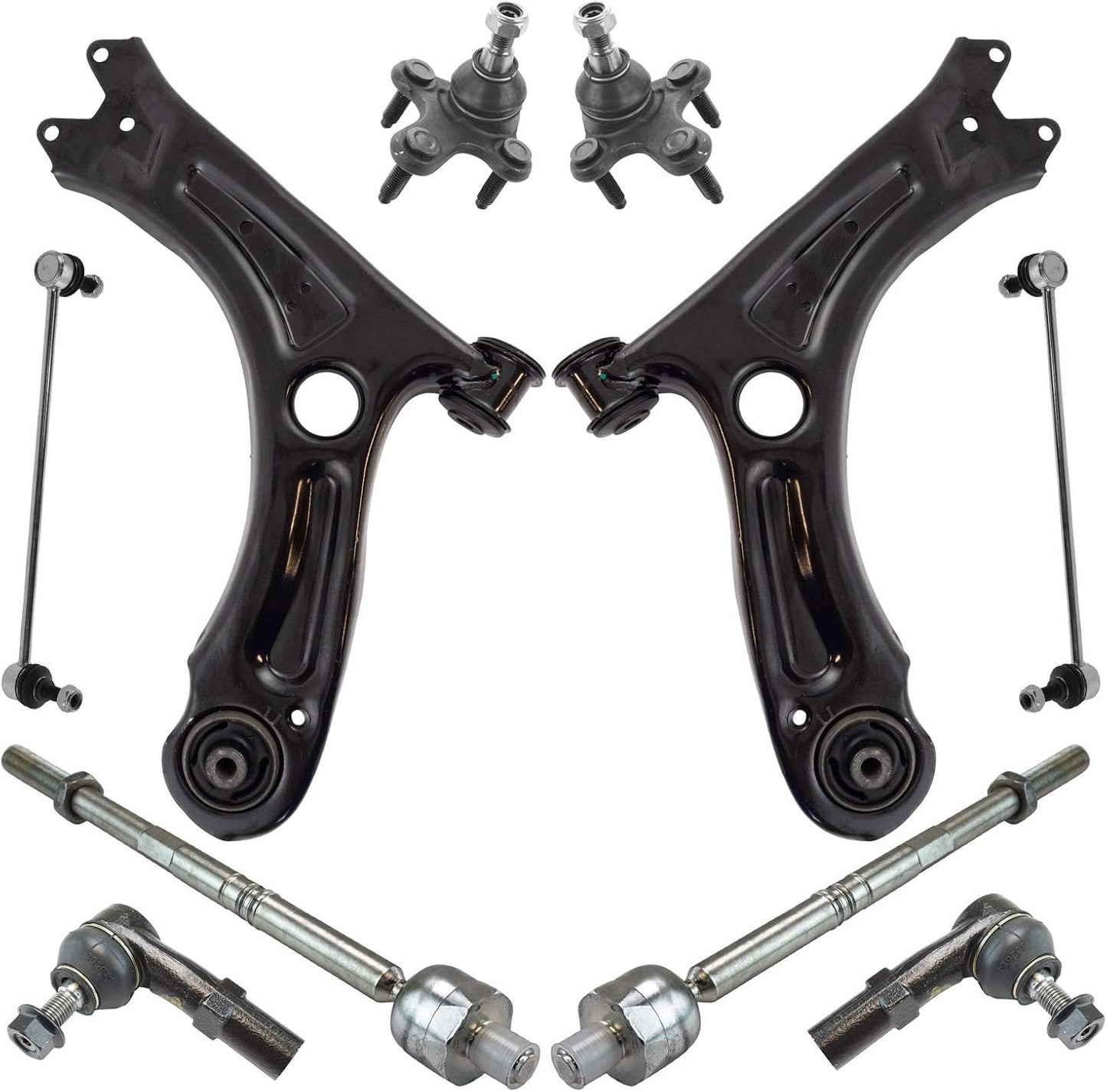 TRQ Front Steering & Suspension Kit for 2011-2018 Volkswagen Jetta