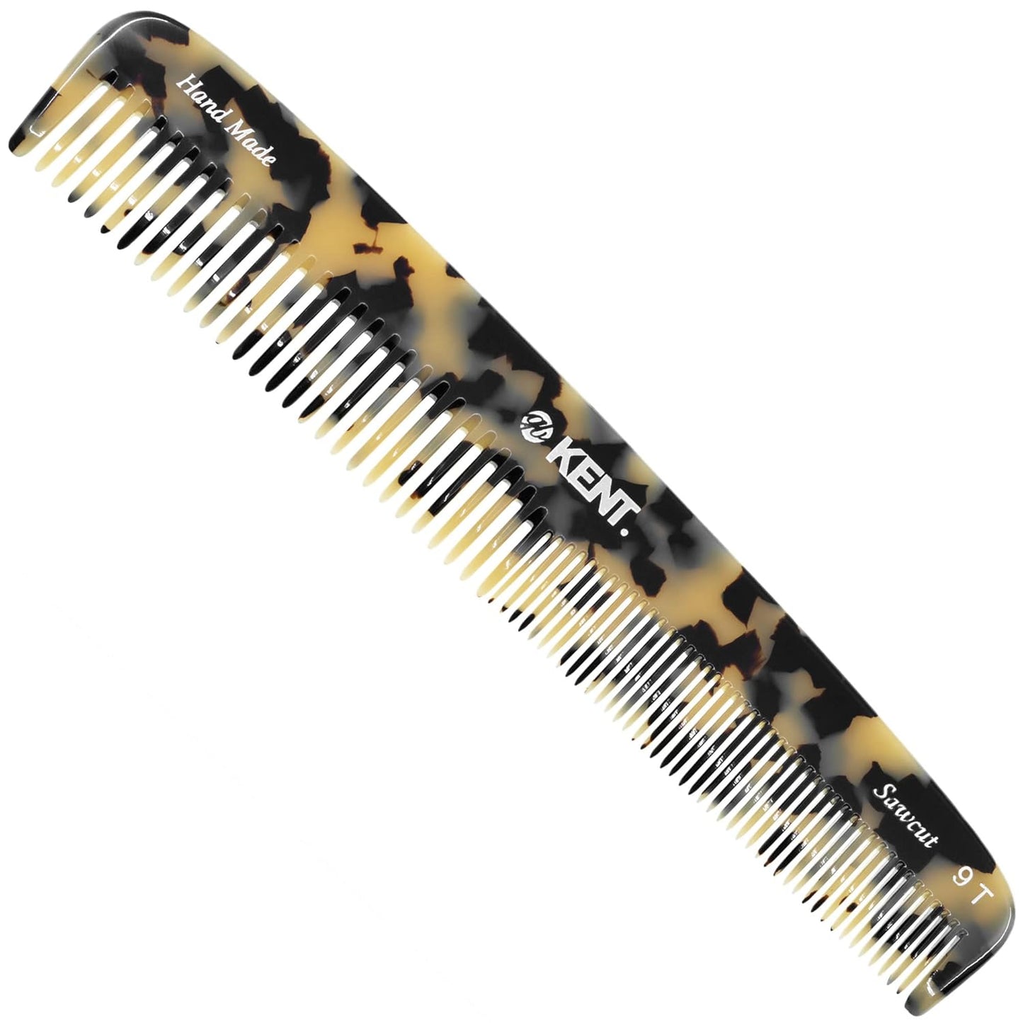 Kent 9T Fine Tooth and Wide Tooth Hair Combs for Grooming