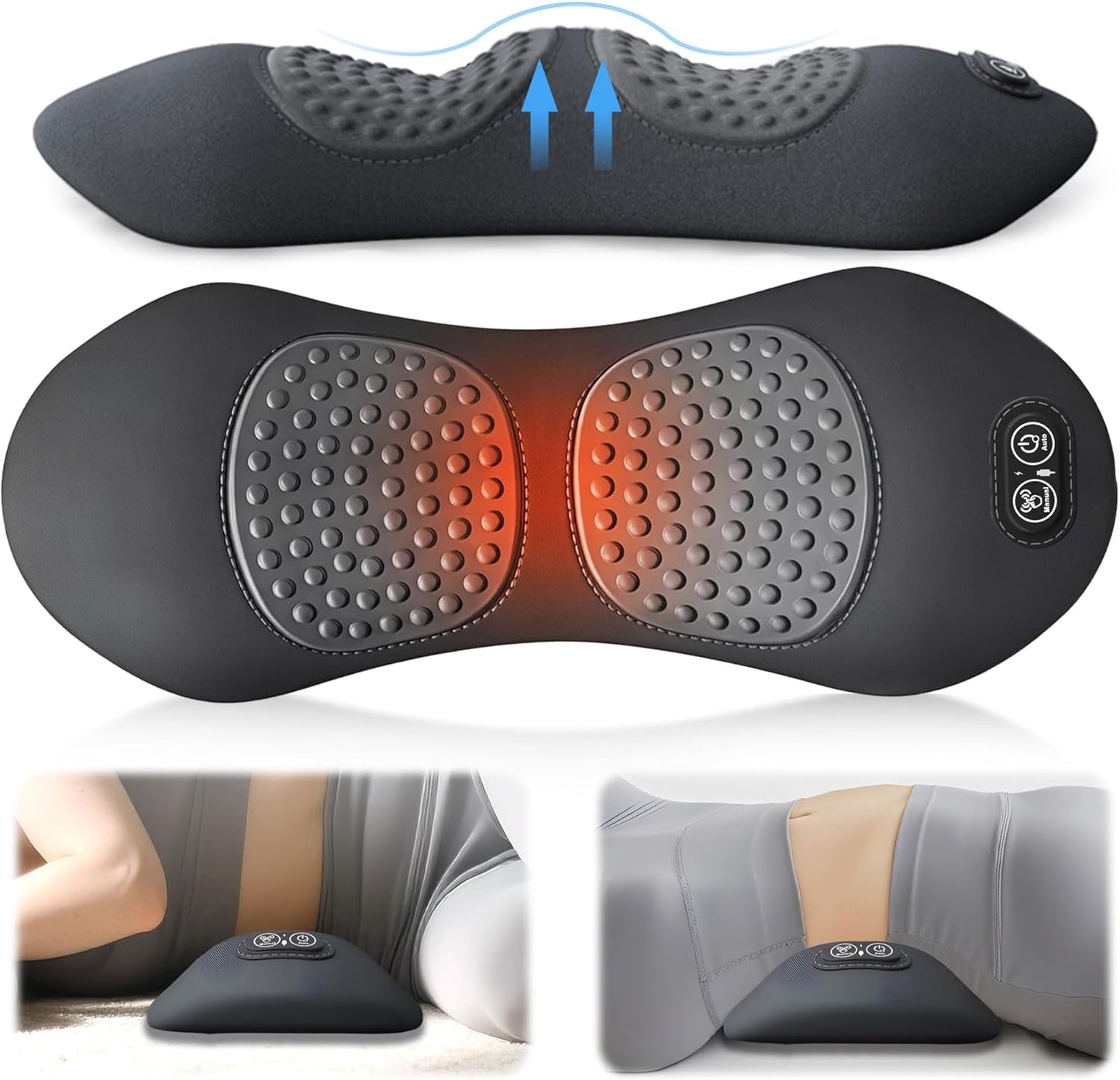 Rechargeable 3 in 1 Back Massager for Ultimate Comfort