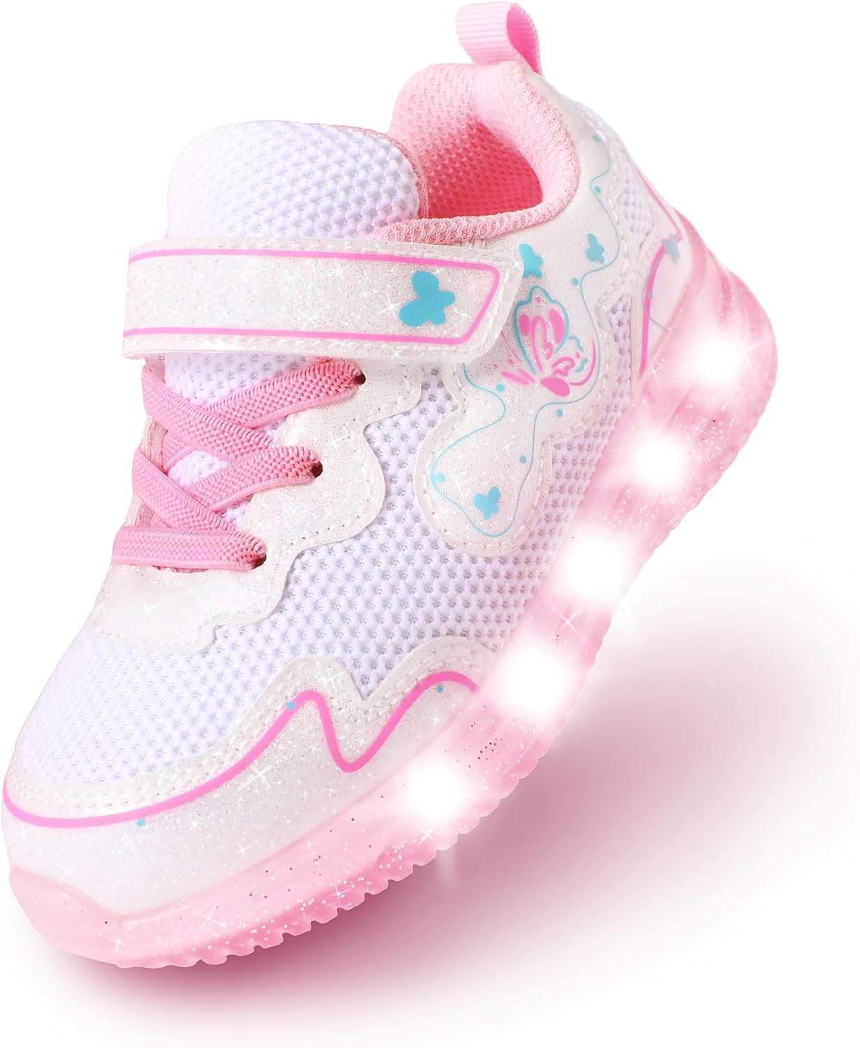 ZKA Toddler Light Up Shoes for Girls Boys Size 5 to 13